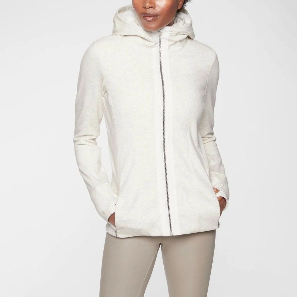 Athleta Luxe Victory Hoodie with Fur Lining Size L